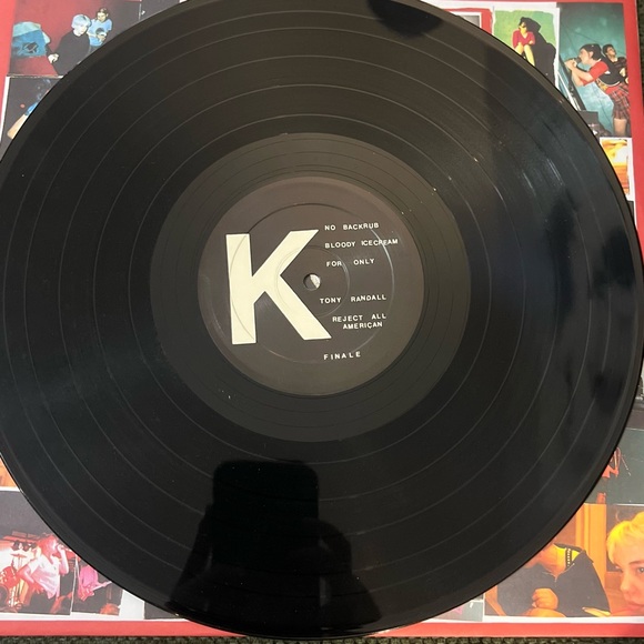 Bikini Kill Reject All American LP Vinyl, 1996 Original First Pressing, KRS, NM - Picture 8 of 8